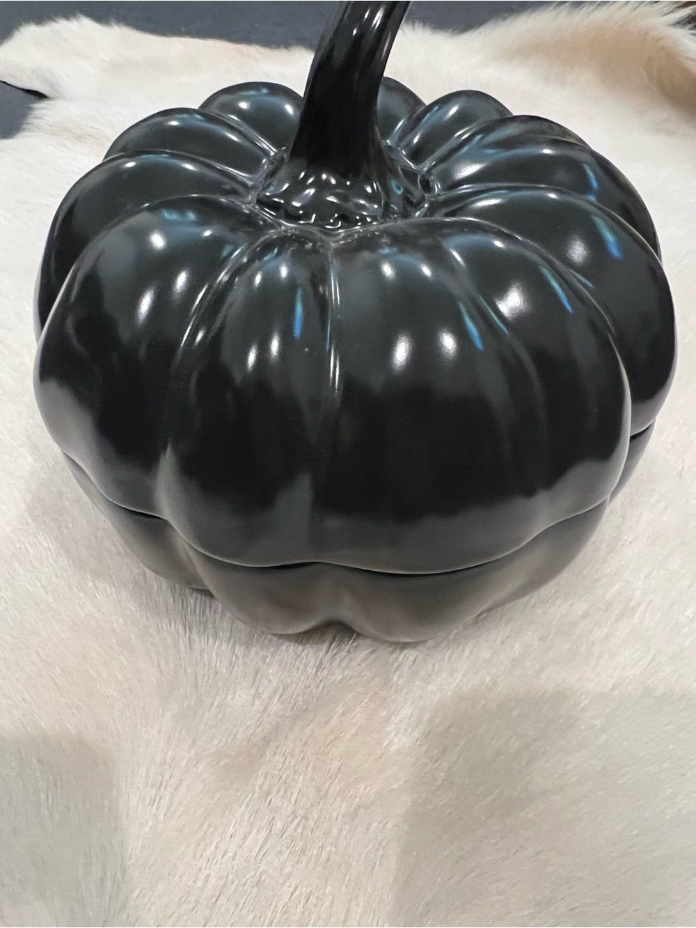 THRESHOLD Target Black Ceramic Pumpkin